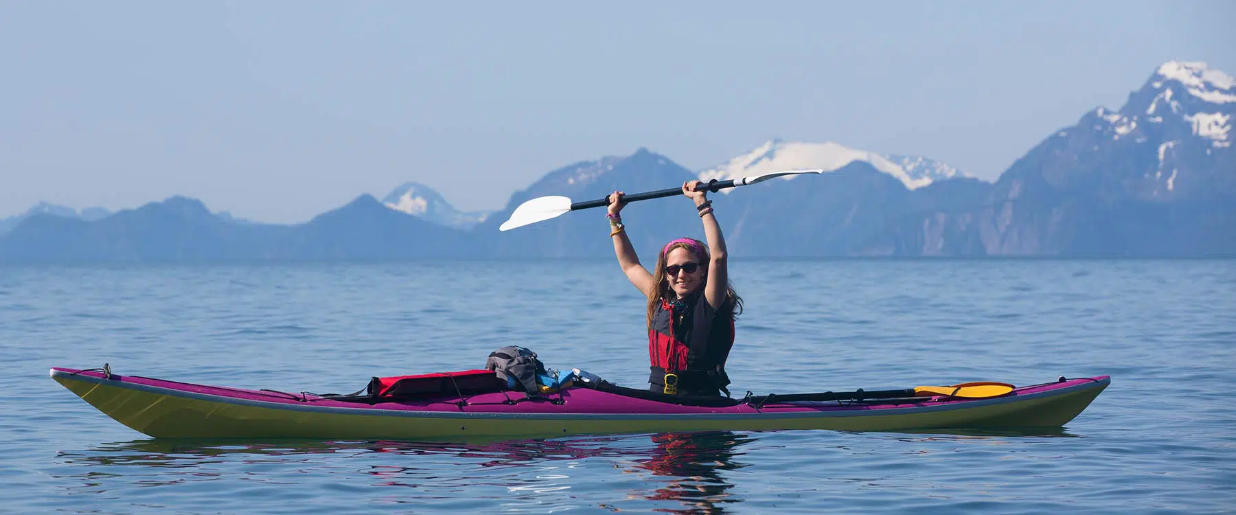 kayaking woman
